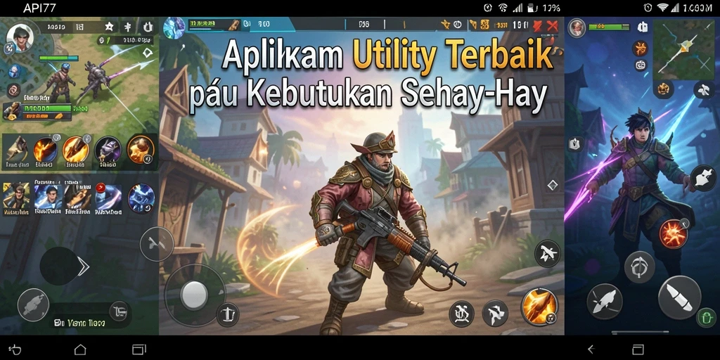 Antarmuka bersih dan fungsional dari API77 untuk membantu pengguna.