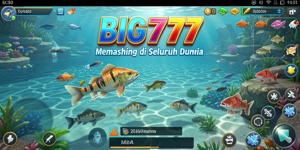 Tangkapan ikan yang menakjubkan dalam gameplay BIG777.