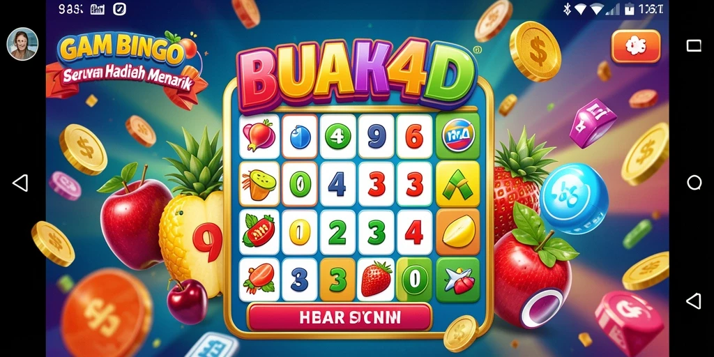 Tampilan menawan dari gameplay Bingo di BUAH4D.