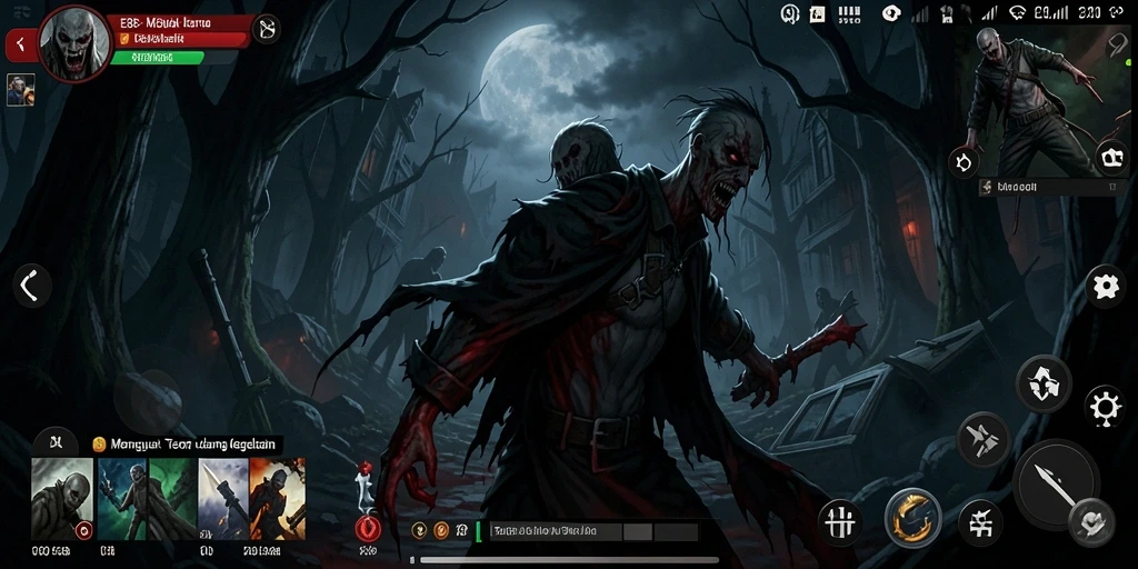 Gameplay menegangkan di dunia kegelapan yang menyeramkan.