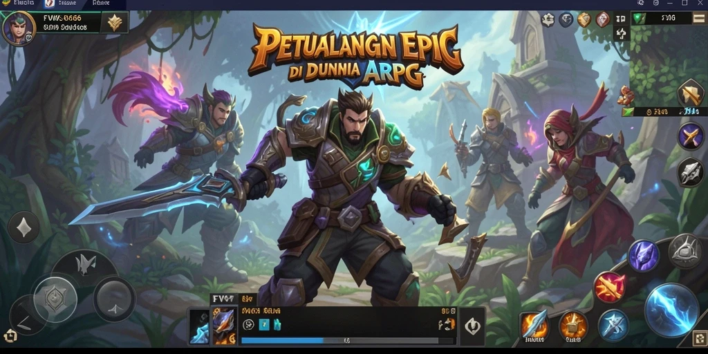 Tampilan gameplay menakjubkan di dunia ARPG FW66.