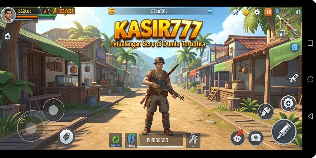 Gameplay KASIR777 menunjukkan eksplorasi dunia terbuka yang megah.