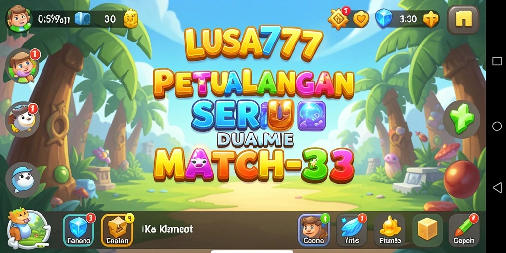 Tampilan menarik dari gameplay seru LUSA777 yang penuh warna.