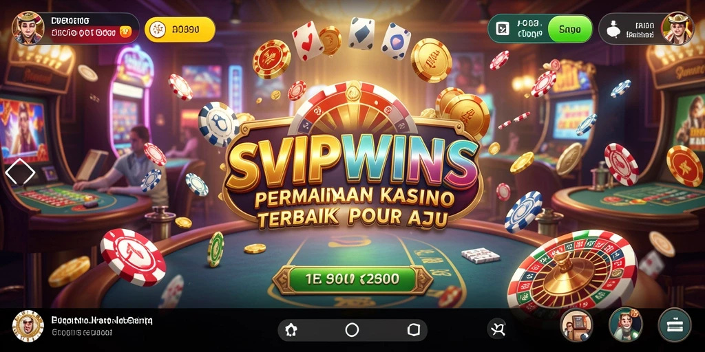 Screenshot gameplay menarik dari SVIPWINS menunjukkan aksi kasino yang mendebarkan.